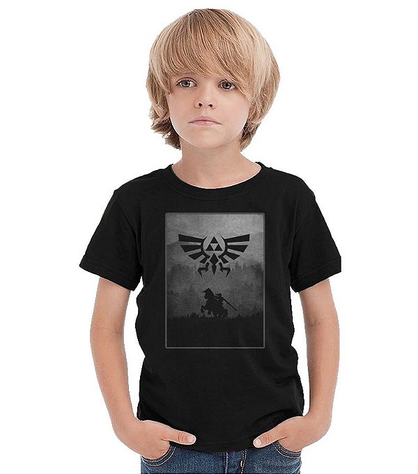 Camiseta Infantil Zelda - Nerd e Geek - Presentes Criativos