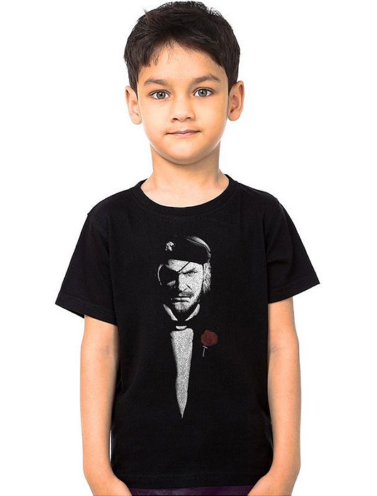 Camiseta Infantil Metal Gear Solid   - Nerd e Geek - Presentes Criativos