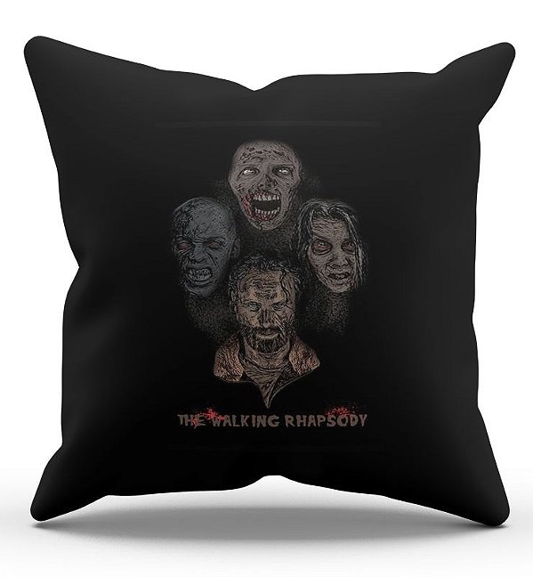 Almofada Decorativa  The Walking Dead 45x45 - Nerd e Geek - Presentes Criativos