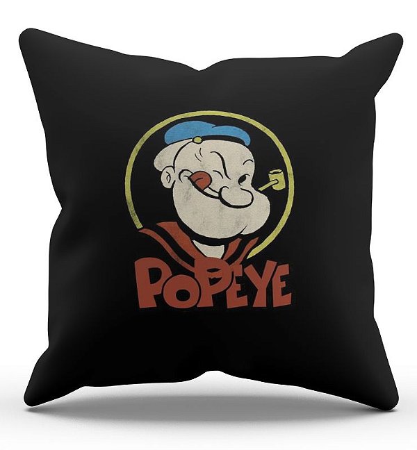 Almofada Decorativa  Popeye 45x45 - Nerd e Geek - Presentes Criativos