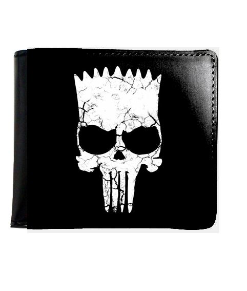 Carteira Simpson Punisher - Nerd e Geek - Presentes Criativos