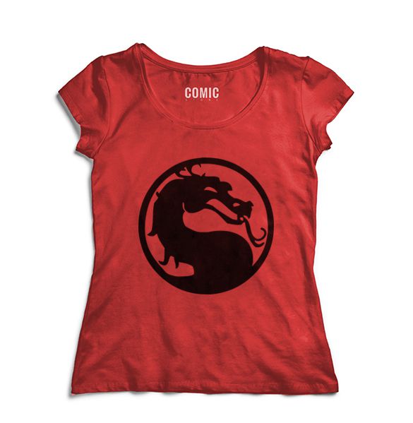 Camiseta Feminina Mortal Kombat - Nerd e Geek - Presentes Criativos