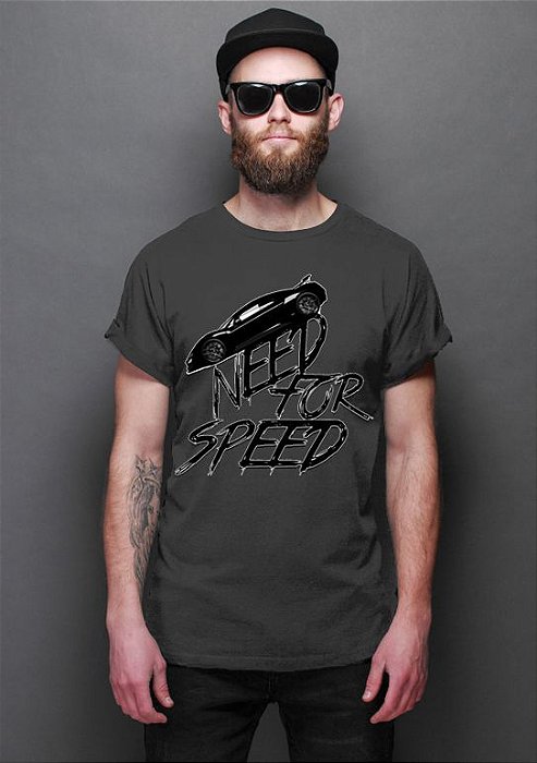 Camiseta Masculina  Need for Speed - Nerd e Geek - Presentes Criativos