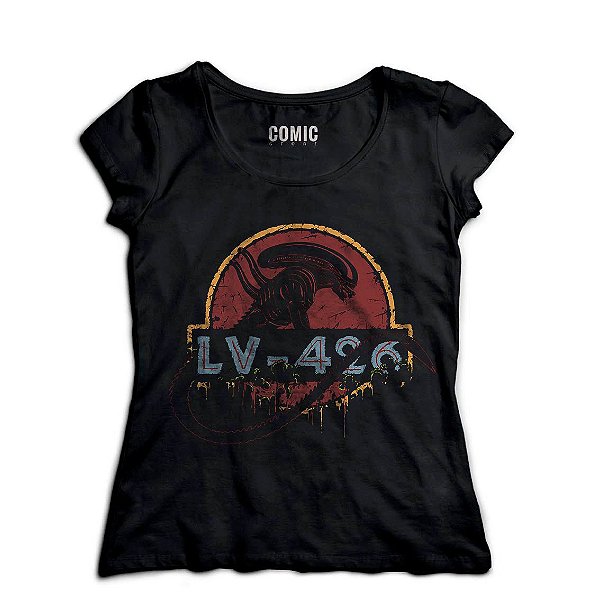 Camiseta Feminina Alien - Nerd e Geek - Presentes Criativos