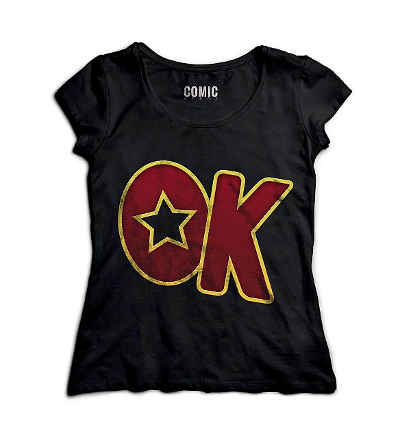 Camiseta Feminina OK - Nerd e Geek - Presentes Criativos