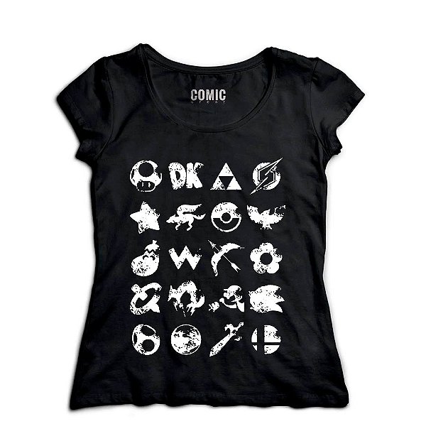 Camiseta Feminina  Grunge - Nerd e Geek - Presentes Criativos