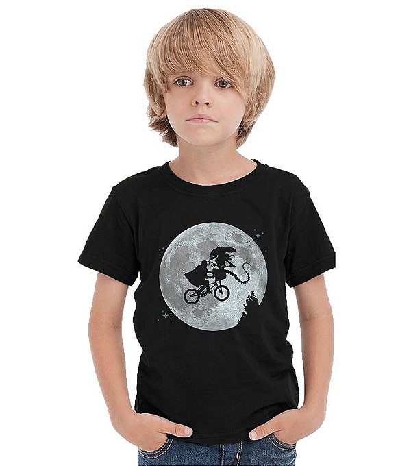 Camiseta Infantil ET Alien Nerd e Geek - Presentes Criativos