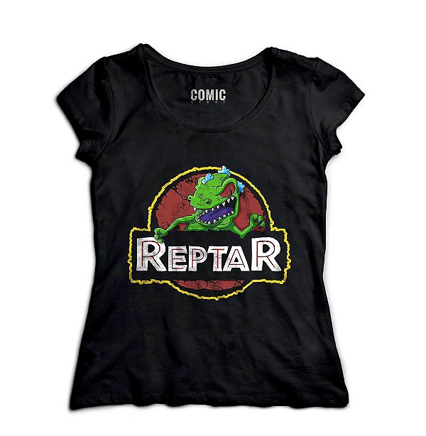 Camiseta Feminina Reptar - Nerd e Geek - Presentes Criativos