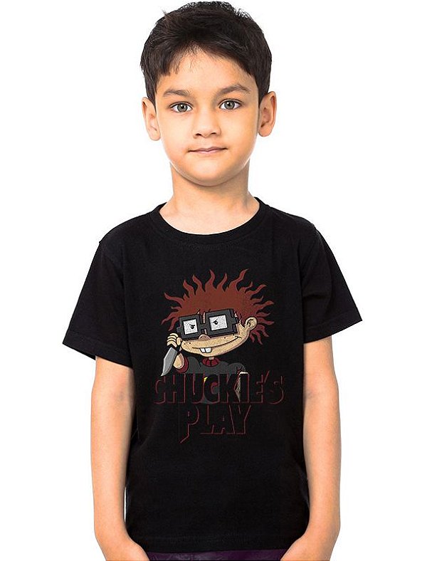 Camiseta Infantil Chuckie Play - Nerd e Geek - Presentes Criativos