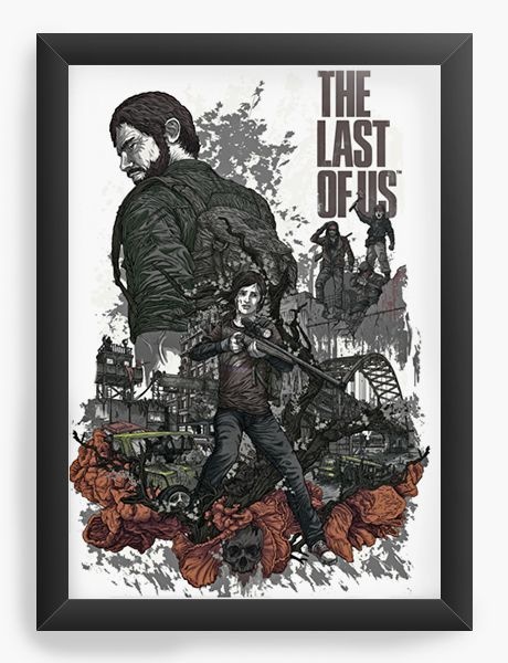 Quadro Decorativo A3 (45X33) The Last Of Us - Nerd e Geek - Presentes Criativos