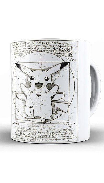 Caneca Pokemon Pikachu Nerd e Geek - Presentes Criativos