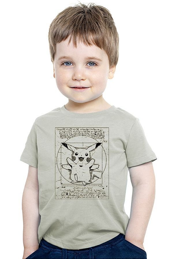 Camiseta Infantil Pokemon Pikachu - Nerd e Geek - Presentes Criativos