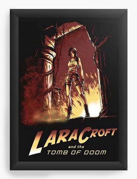 Quadro Decorativo A4 (33X24) Tomb Of Doom  - Nerd e Geek - Presentes Criativos