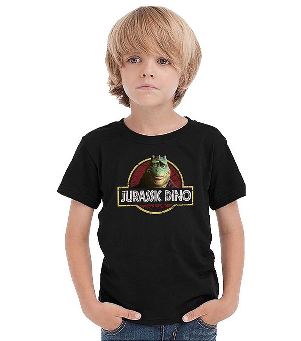 Camiseta Infantil  Jurassic Dino - Nerd e Geek - Presentes Criativos