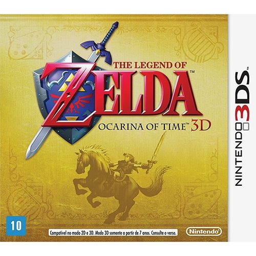 The Legend Of Zelda: Ocarina Of Time - Nintendo 3D - Nerd e Geek - Presentes Criativos