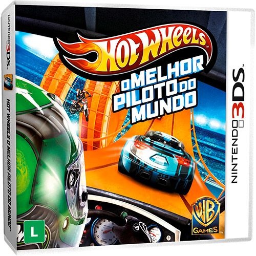 Hot Wheels - O Melhor Piloto Do Mundo - Nintendo 3Ds - Nerd e Geek - Presentes Criativos