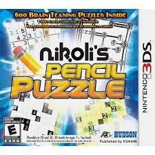 Nikoli'S Pencil Puzzle 3D Konami - 3Ds - Nerd e Geek - Presentes Criativos
