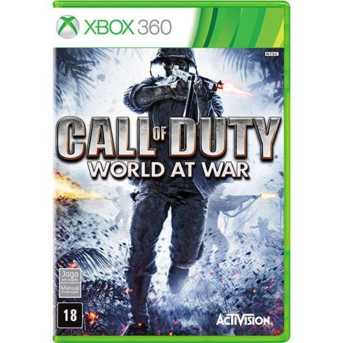 Call Of Duty World At War - Xbox 360 - Nerd e Geek - Presentes Criativos
