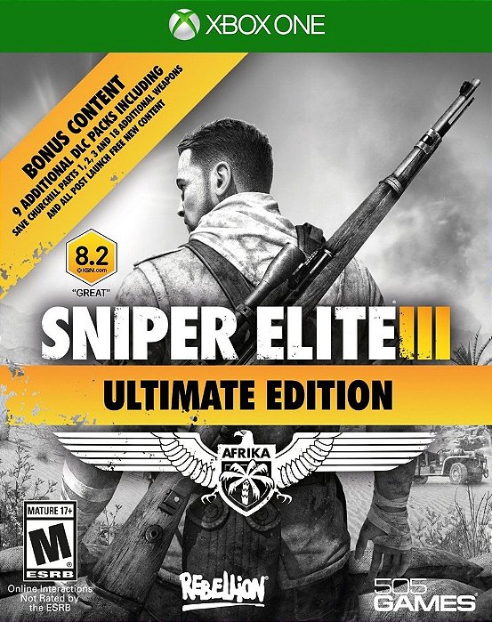 Niper Elite 3: Ultimate Edition - Xbox One - Nerd e Geek - Presentes Criativos