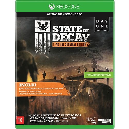 Xbox One - State Of Decay Year One Survival Day - Nerd e Geek - Presentes Criativos