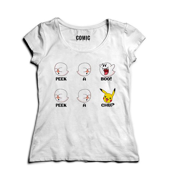 Camiseta Feminina Pikachu Nerd e Geek - Presentes Criativos