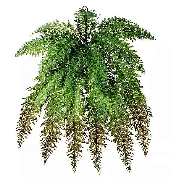 Folhagem Artificial Samambaia Verde Outono 78cm