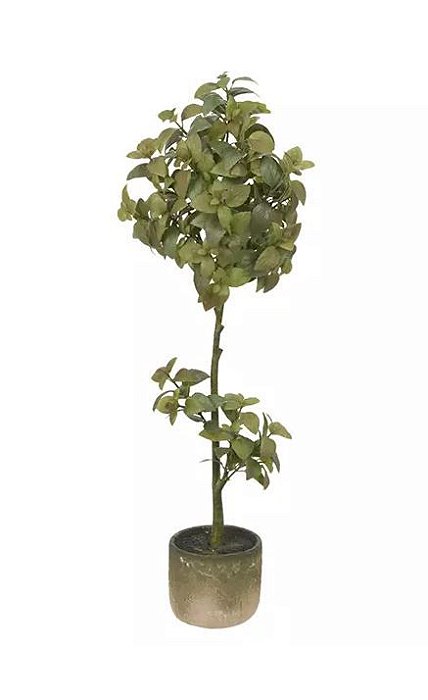 Planta  Artificial Manjericão Verde 2 Tons 1,1m