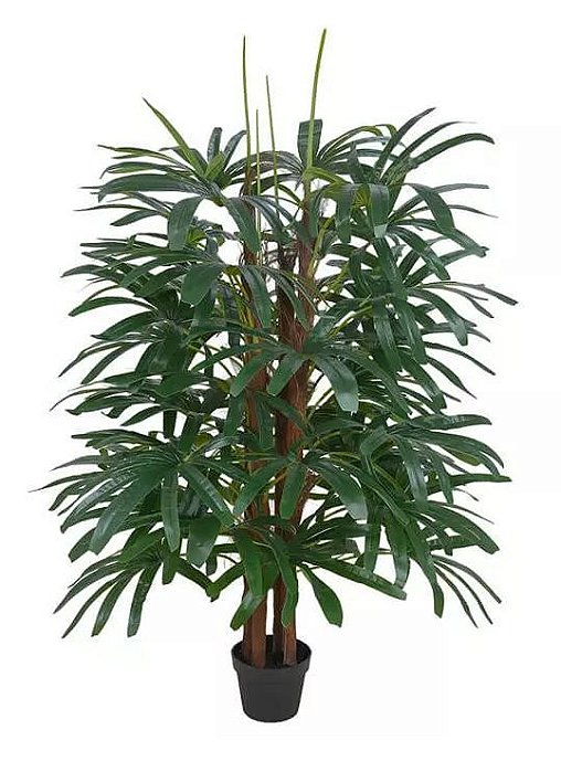 Planta Árvore Palmeira Artificial Raphis Verde 1,75m