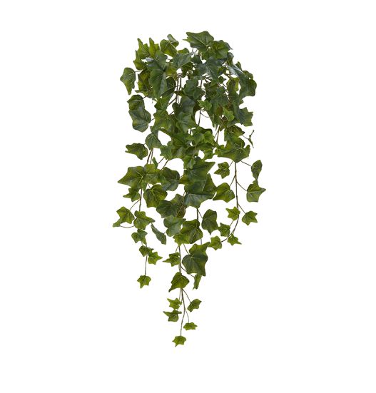 Folhagem Artificial Hera Real Toque Pendente Verde 70cm