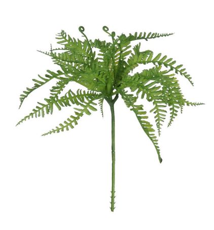 Folhagem Artificial Samambaia Verde Escuro 20cm