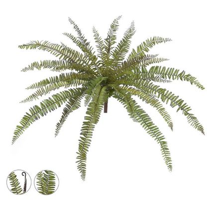 Folhagem Artificial Samambaia Verde com Print 69cm