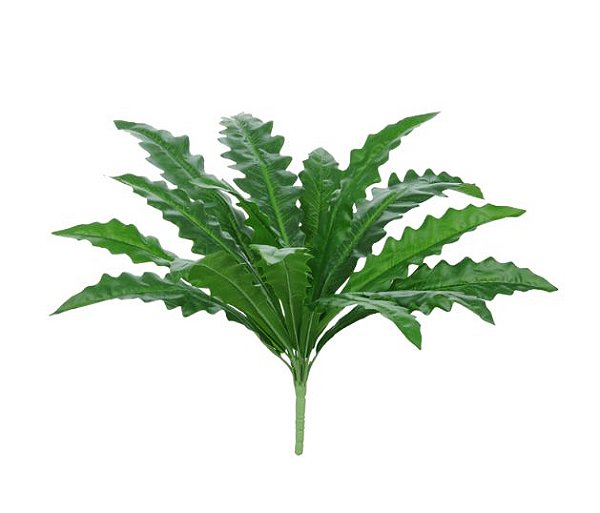 Folhagem Artificial Asplênio Verde Real Toque 55cm