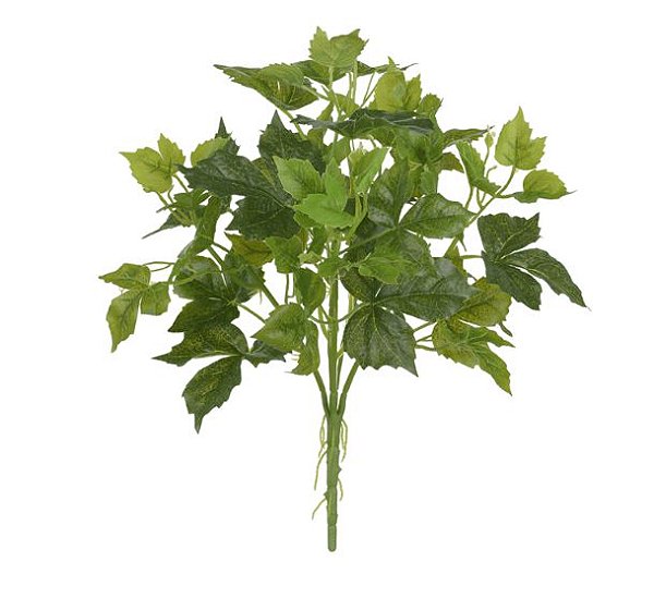 Folhagem Artificial Maple Verde Real Toque 36cm