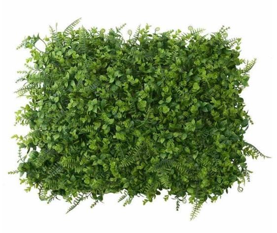 Folhagem Artificial Placa Grama Mix Samambaia e Eucalipto 60x40cm