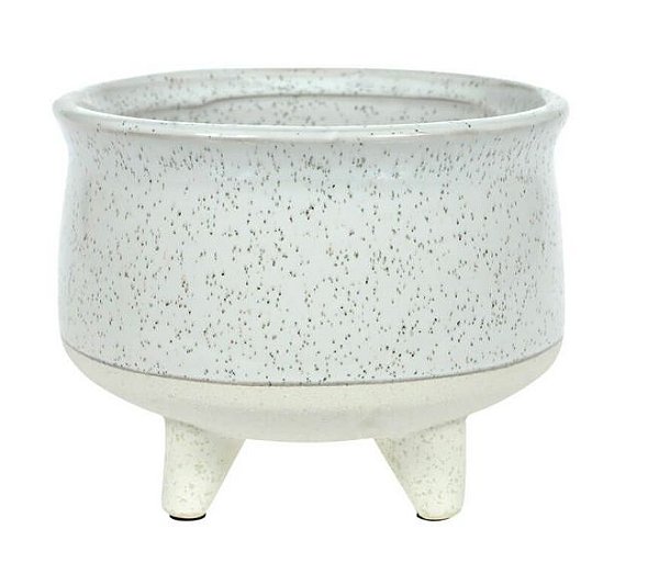 Vaso Cerâmica com Pés 14x17cm