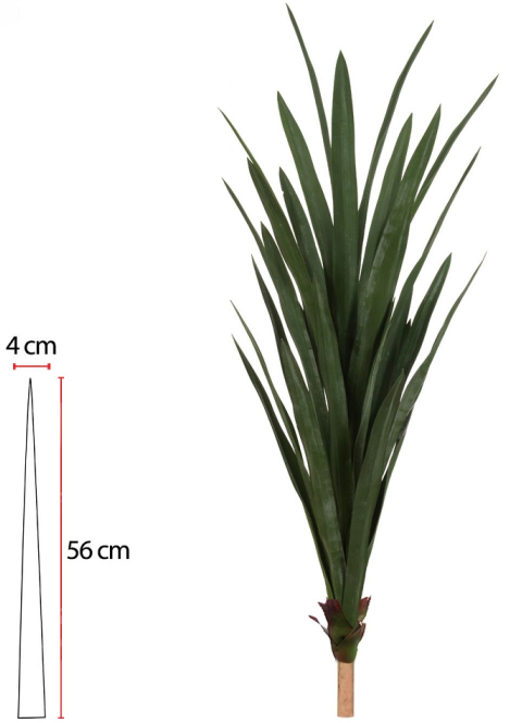 Planta Árvore Artificial Yucca Brasileira Verde 1,20m
