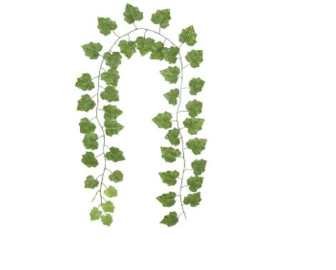 Folhagem Artificial Uva Guirlanda Verde 1,95cm