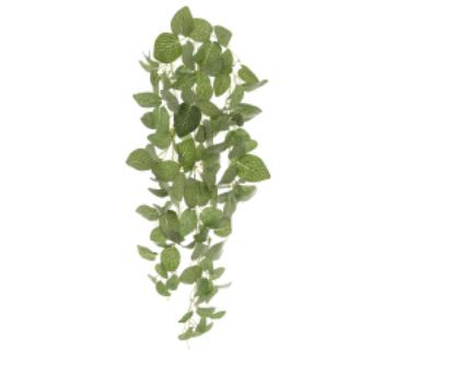 Folhagem Artificial Fitonia Pendurar Verde Frosted 85cm