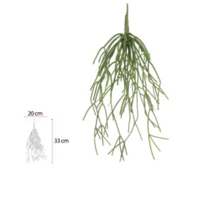 Folhagem Artificial Ripsalis Pendurar  Verde 42cm