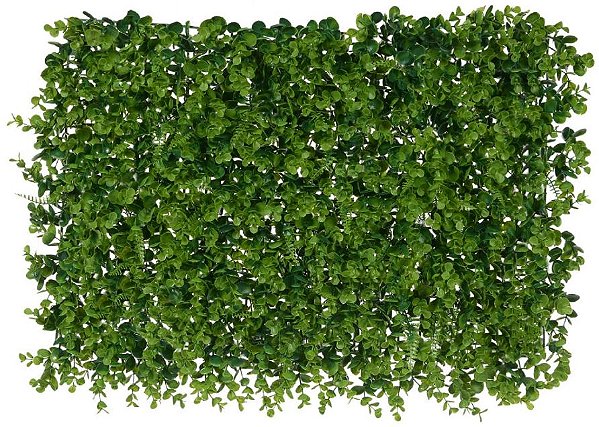 Folhagem Artificial Placa Eucalipto Plastico Verde 40x60cm