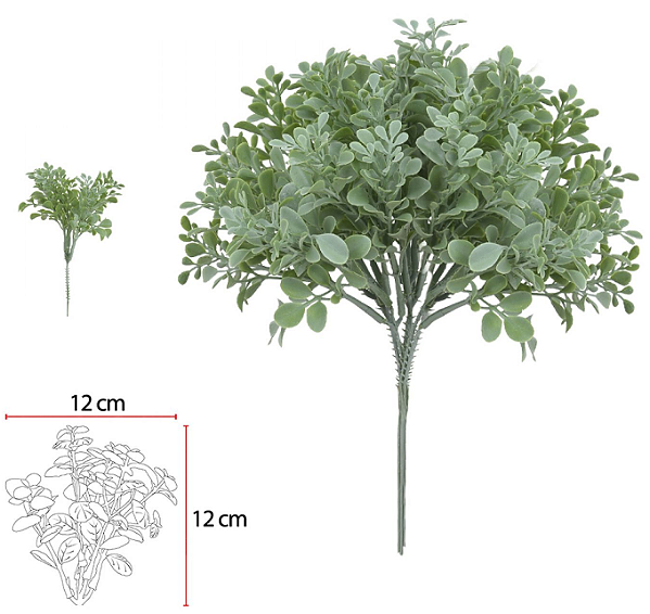 Folhagem Artificial Pick Grass X5 Verde 27cm com 6 Hastes