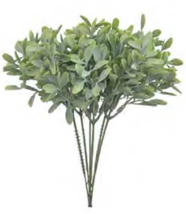 Folhagem Artificial Pick Grass C/Powder Verde 20cm com 6 Hastes