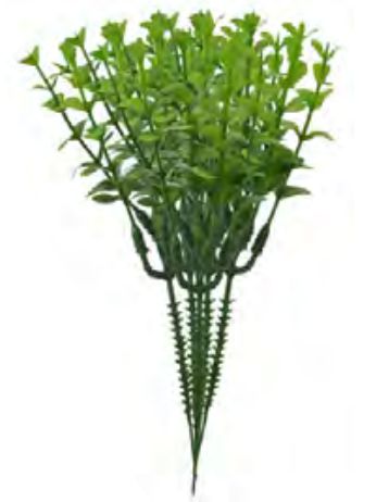 Folhagem Artificial Pick Eucalipto C/Powder X7 Verde 2 Tons 23cm com 6 Hastes