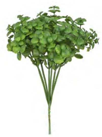 Folhagem Artificial Pick Folha C/Print X5 Verde 23cm com 6 Hastes