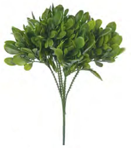 Folhagem Artificial Pick Folha Verde 20cm com 6 Hastes
