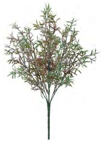 Folhagem Artificial Alecrim C/Powder X7 Verde Outono 48cm