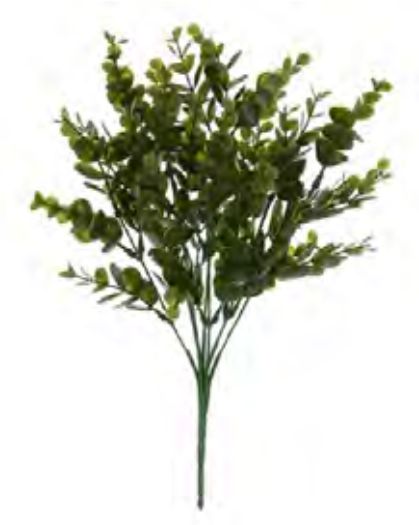 Folhagem Artificial Eucalipto X 35 Verde Escuro 35cm