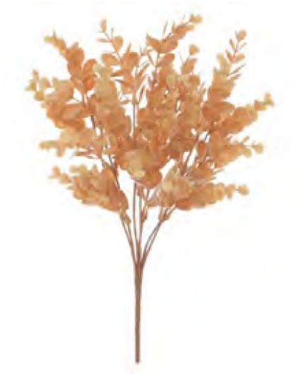 Folhagem Artificial Eucalipto X35 Palha 35cm