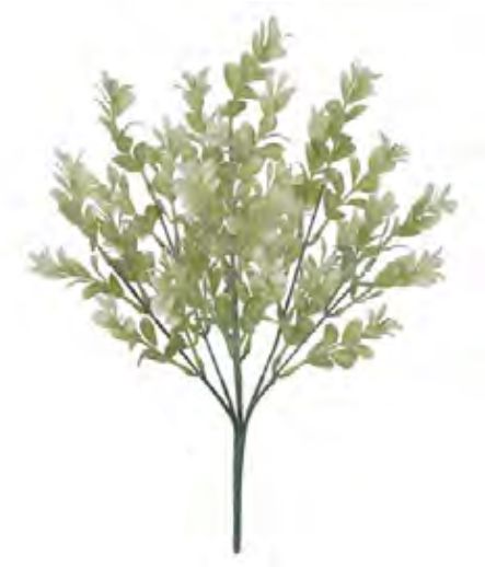 Folhagem Artificial Folha X35 Verde 2 Tons C/Powder 36cm