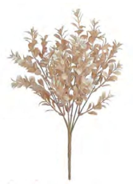 Folhagem Artificial Folha X35 Palha Outono C/Powder 36cm